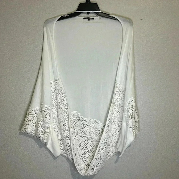 Kobi Halperin Crochet Drap Open Cardigan - Picture 1 of 10